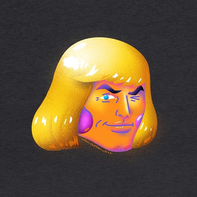 Popart Winking He-Man by juan_ignacio_rossi